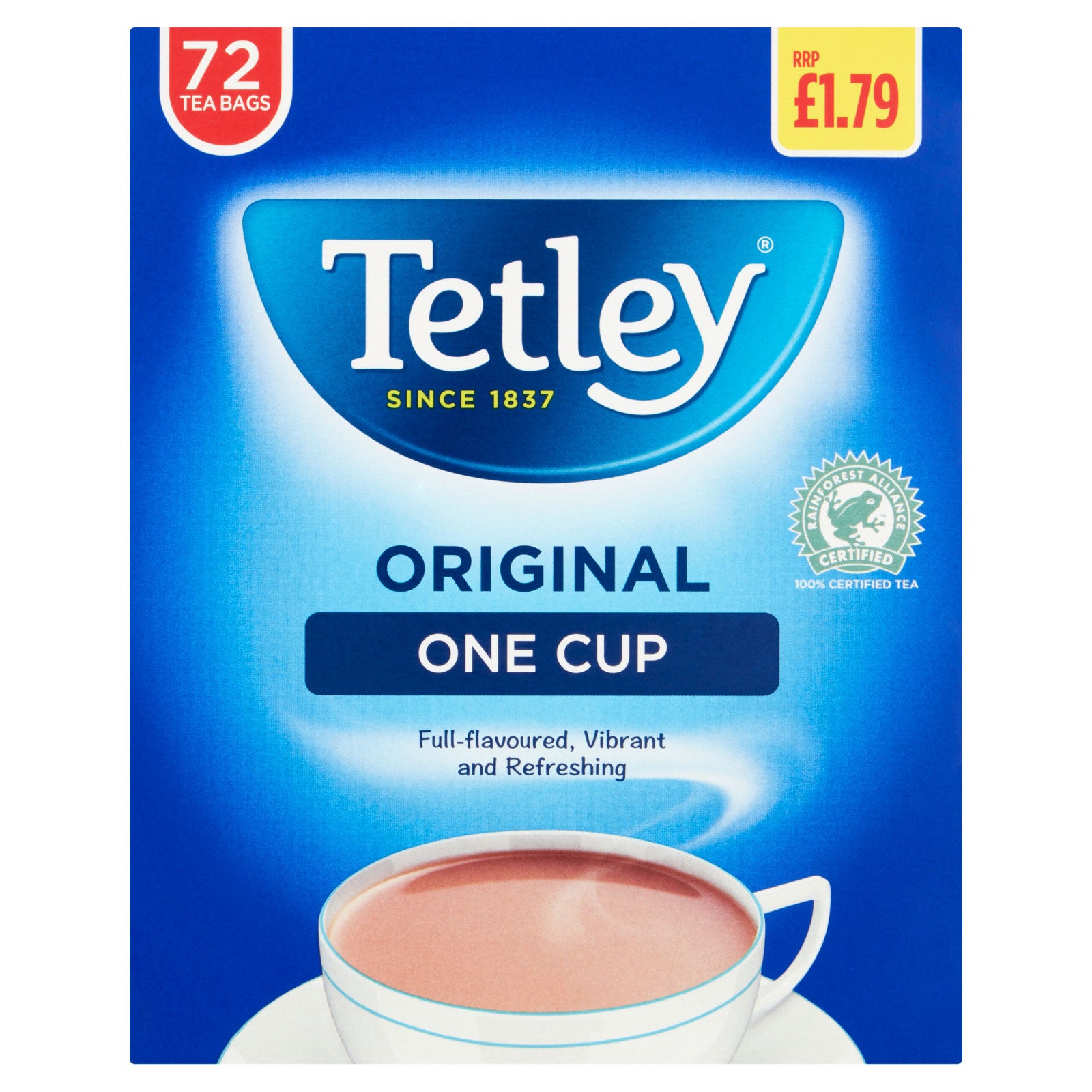 Tetley Tea Bags One Cup 72 Bags | High Quality Beverage Product Online - Product Image Tetley Tea Bags One Cup 72 Bags | High Quality Beverage Product Online - Product Image